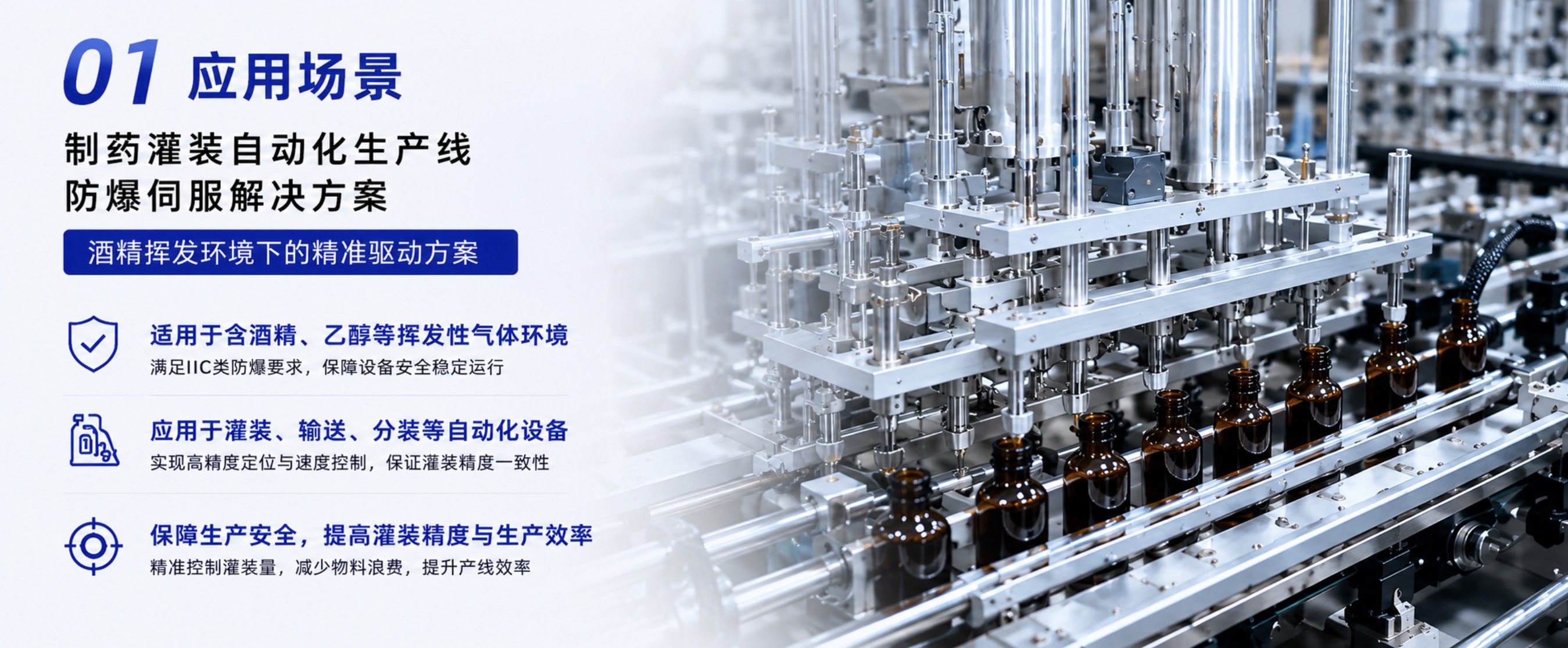 制药灌装自动化生产线防爆伺服解决方案6-应用场景